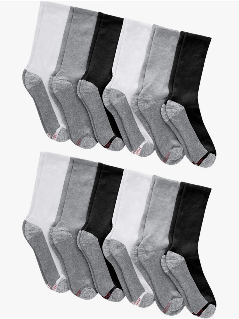 Men’s 10-Pack Hanes Socks